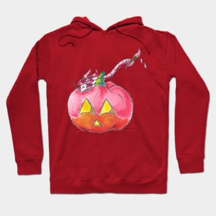 Pink Pumpkin Rat Hoodie